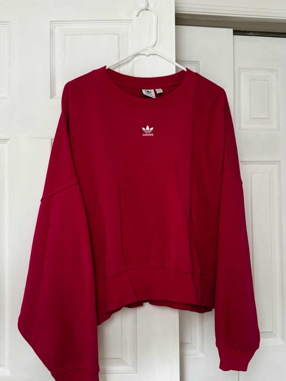 Adidas Women’s Fuscia Crewneck Sweatshirt
